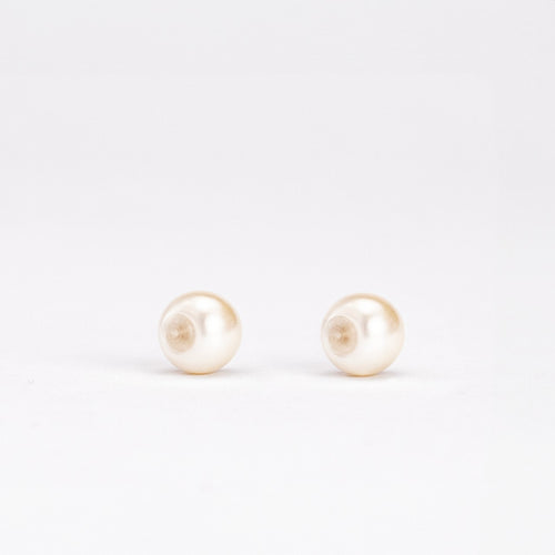 8mm 樹脂珍珠耳扣