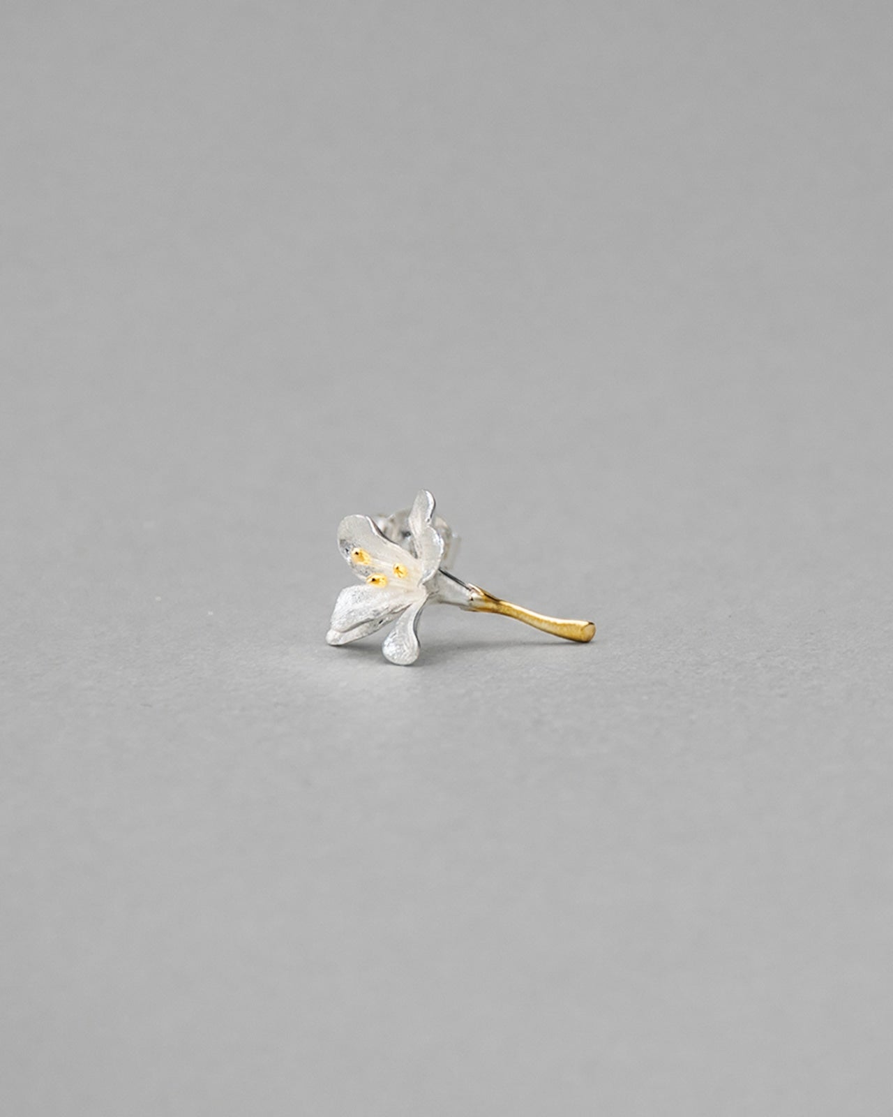 小蒼蘭之輪耳環(單支)